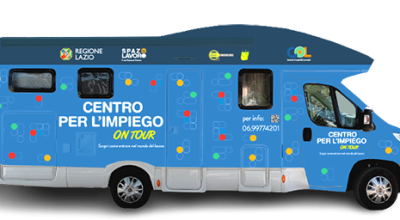 Arriva a Soriano nel Cimino il camper del “Centro per l’Impiego On Tour”