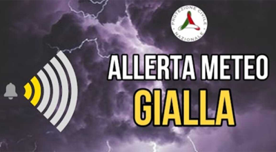 Allerta da mercoledì 20 novembre per vento e piogge