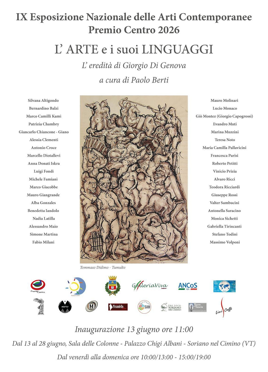 Immagine in locandina: Tommaso Didimo - Tumulto